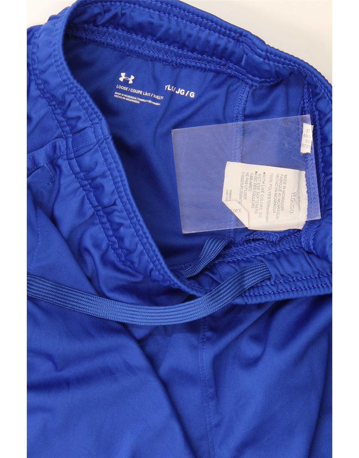 Under Armour Pantalones cortos deportivos para niños 11-12 años Grande Azul Poliéster