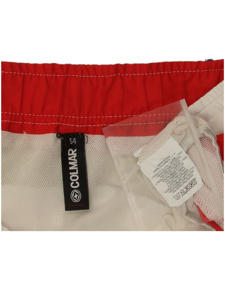 Colmar Bañador gráfico para hombre IT 54 XL Poliéster color block rojo