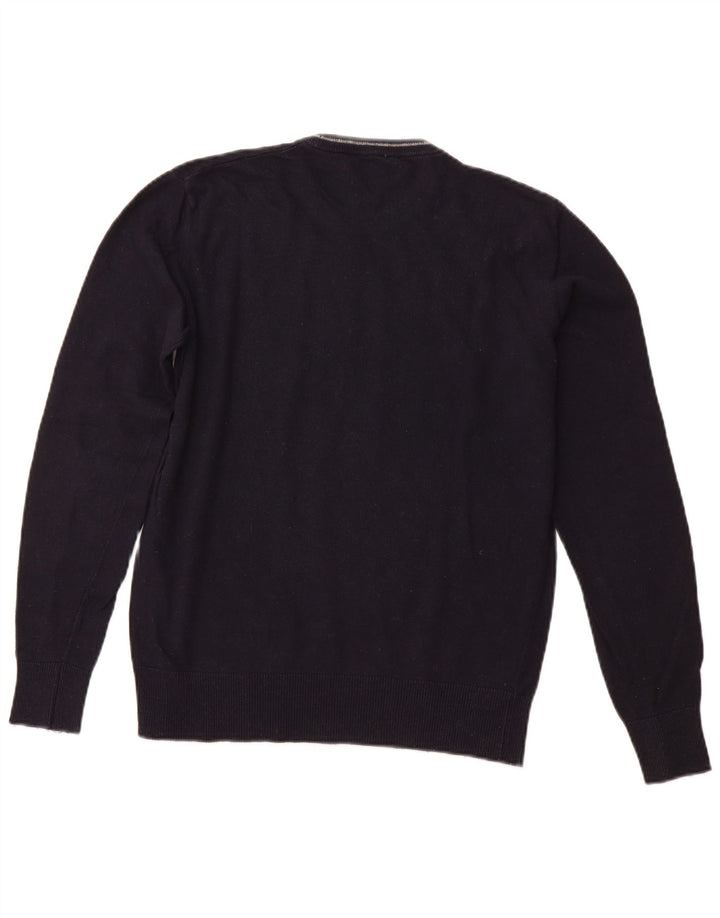 ARMANI JEANS Jersey De Cuello Redondo Hombre Viscosa Azul Marino Medio