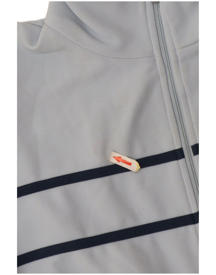 Kappa Chaqueta de chándal para mujer UK 40 Grande Azul Colorblock Poliéster