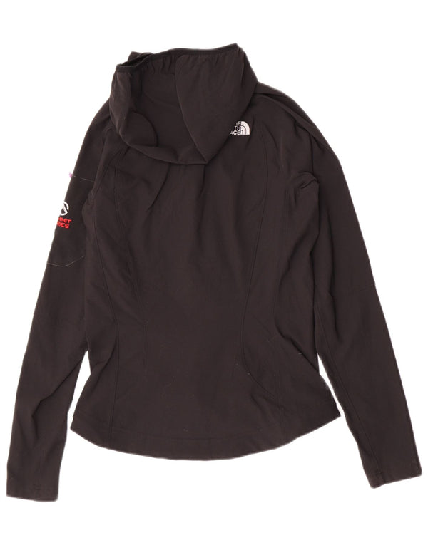 The North Face Suéter con capucha y cremallera para mujer UK 10 Small Black Nylon