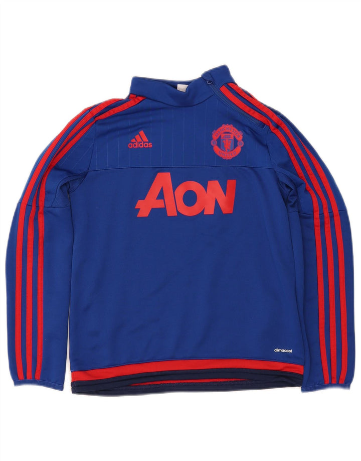 ADIDAS Chicos Climacool Graphic Jersey Chándal Top 9-10 Años Azul