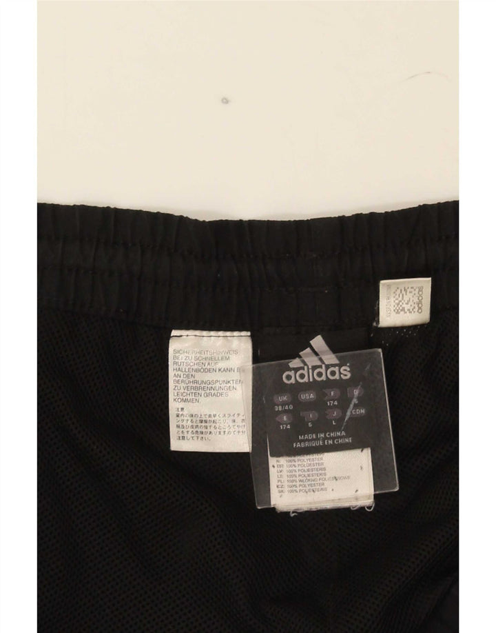 Adidas Pantalones de chándal para hombre Joggers UK 38/40 Medium Negro Poliéster