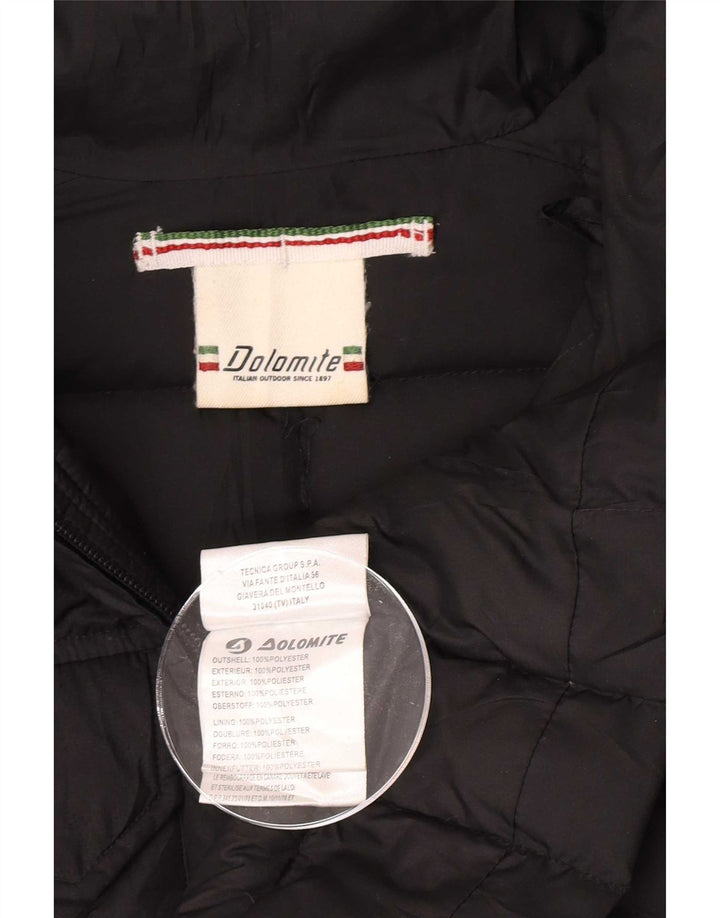 Dolomite Chaqueta acolchada para mujer ES 40 XL Poliéster negro