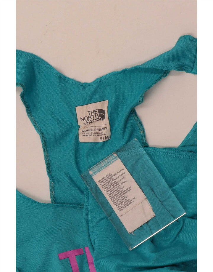 The North Face Camiseta sin mangas gráfica para mujer UK 40 Poliéster azul medio
