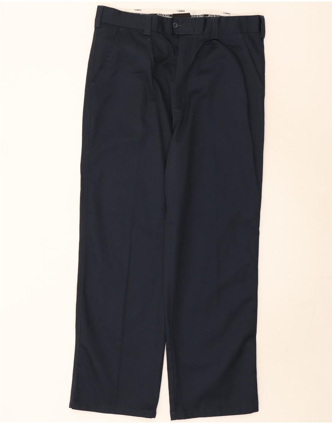 Dickies Pantalón chino recto para hombre W38 L31 Poliéster negro