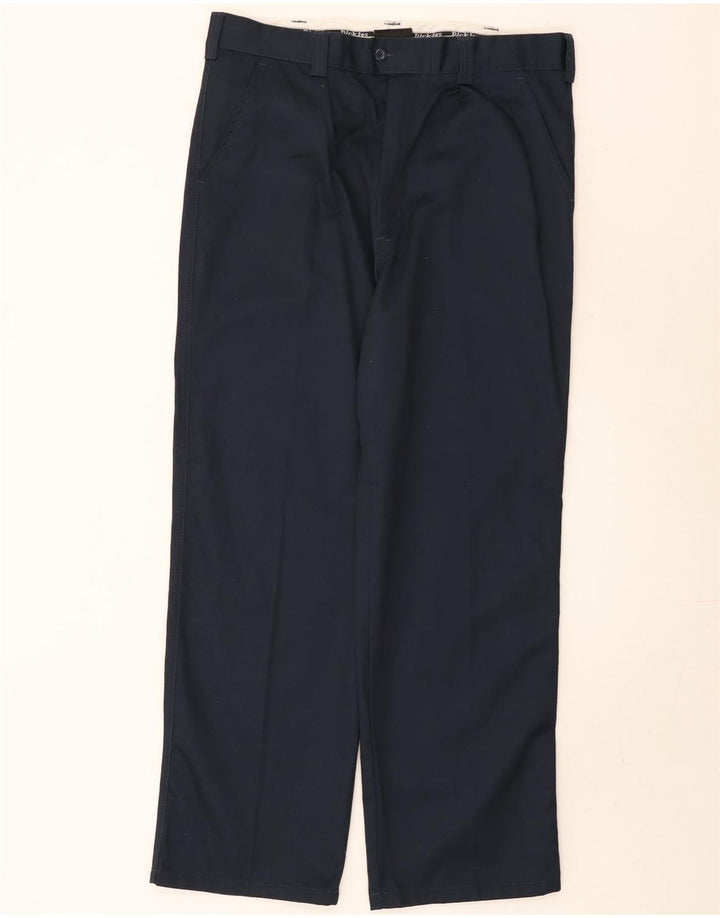 Dickies Pantalón chino recto para hombre W38 L31 Poliéster negro