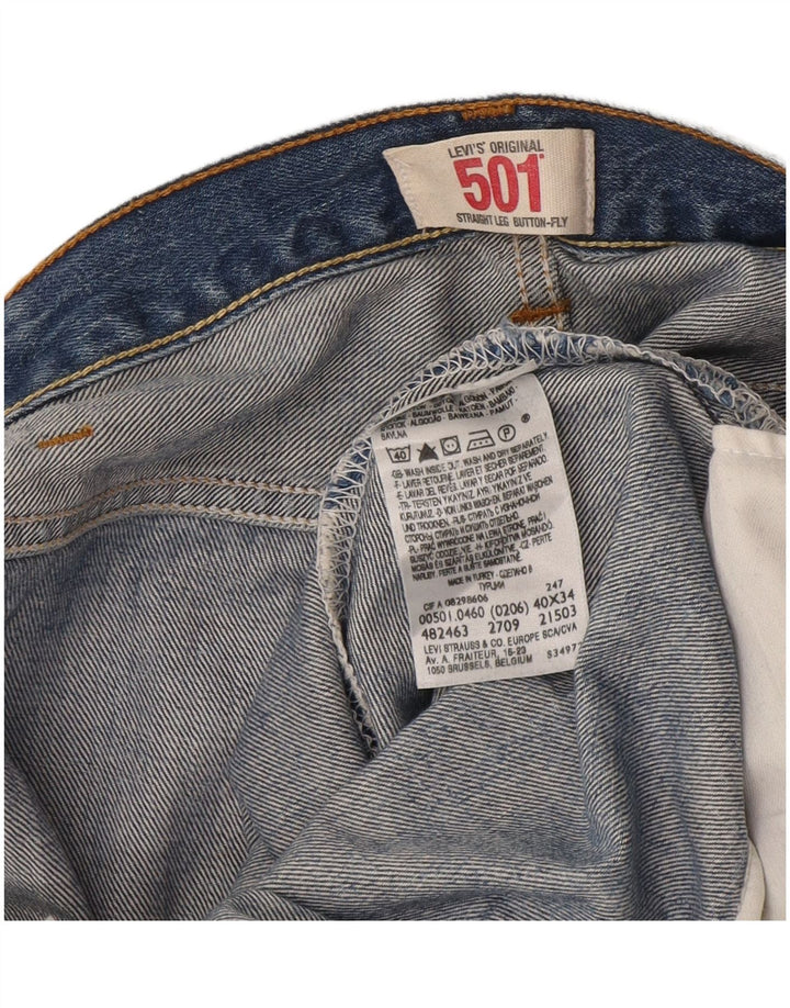 Levi's Hombre 501 Vaqueros Rectos W40 L30 Azul