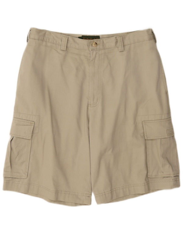 Timberland Shorts Cargo Hombre W33 Algodón Beige Medio