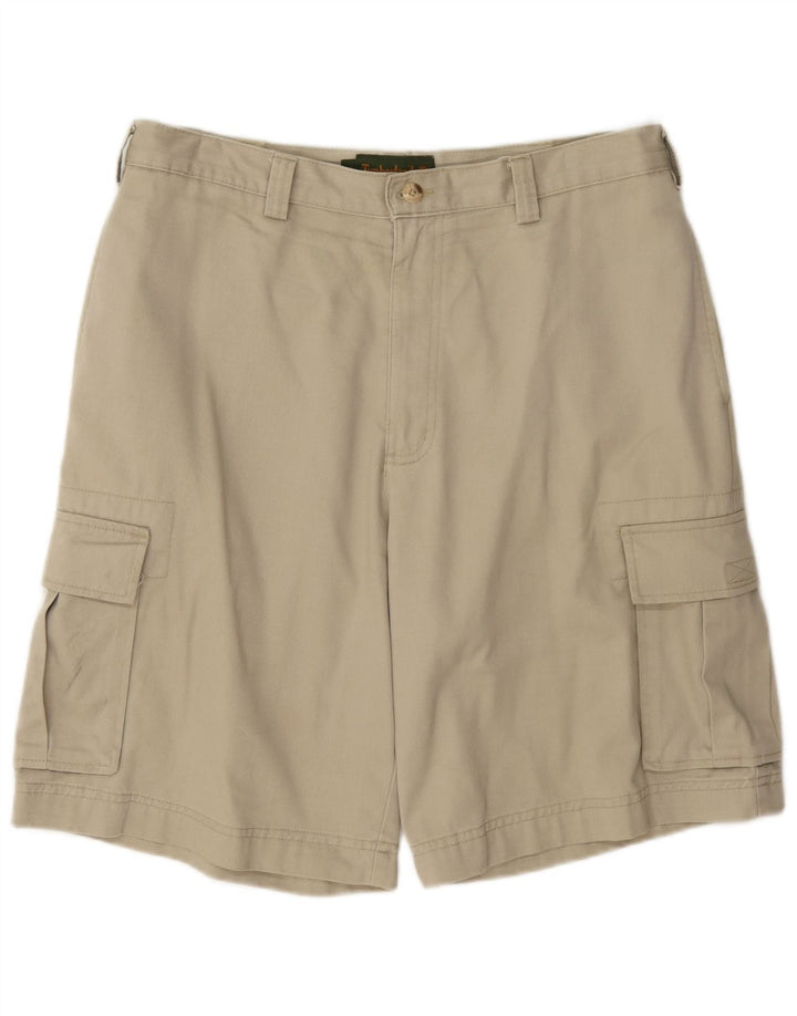 Timberland Shorts Cargo Hombre W33 Algodón Beige Medio