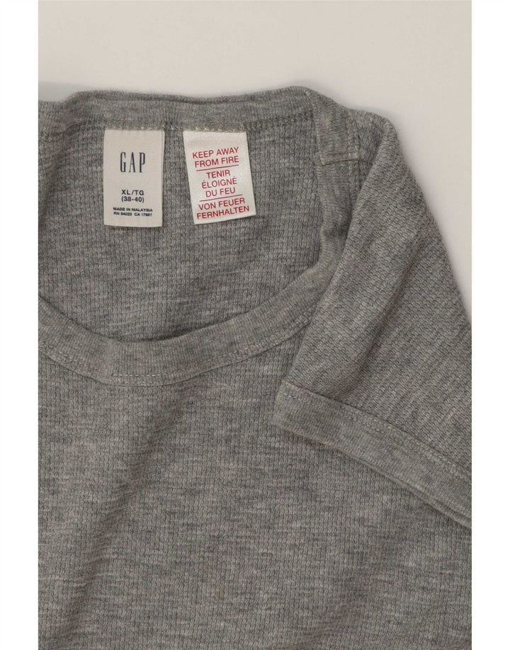 Gap Hombre Chaleco Top XL Algodón Gris