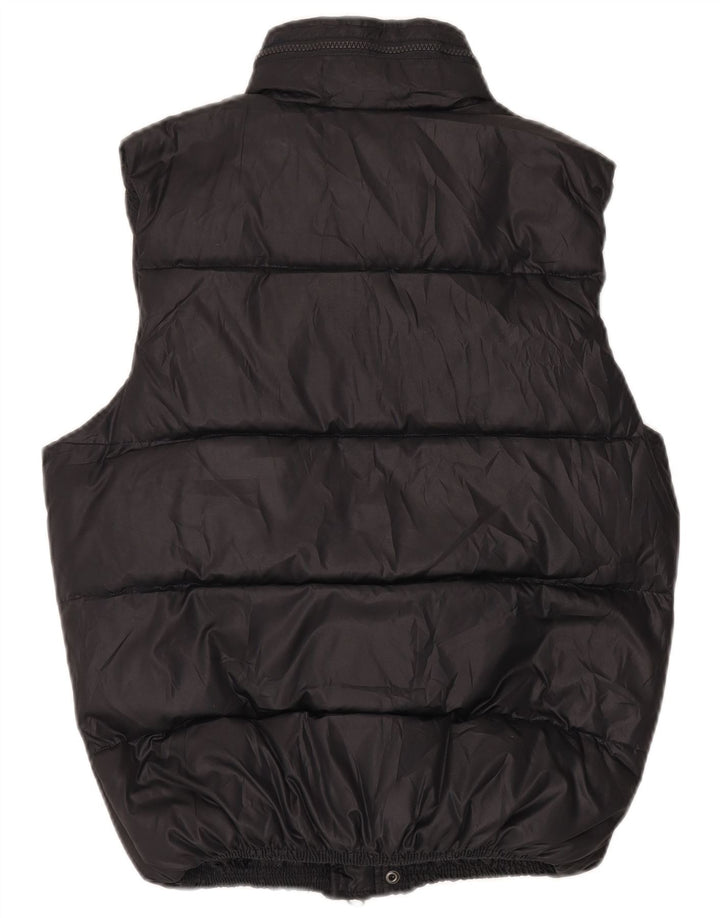 Rifle Chaleco acolchado con capucha para hombre UK 36 Small Poliéster negro