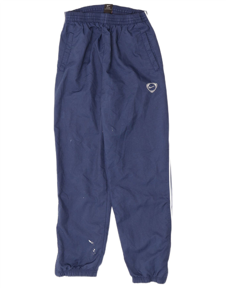 Nike Pantalones de chándal para hombre Joggers UK 39/41 Medium Azul marino Poliéster