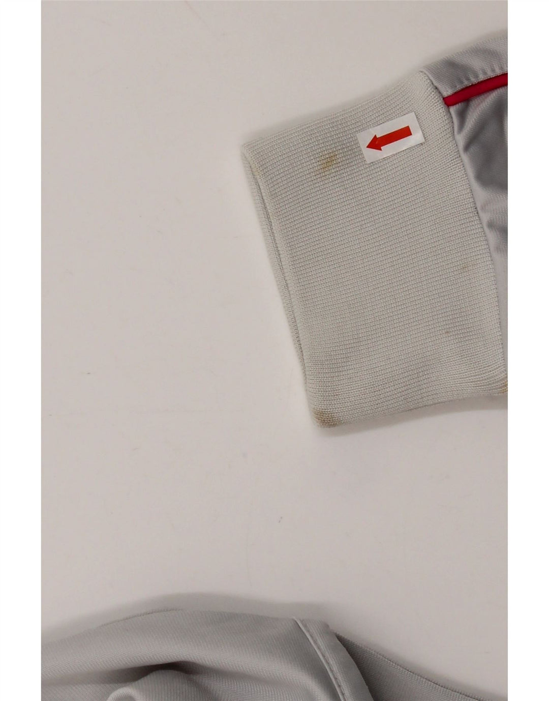 Asics - Chaqueta de chándal para mujer, talla 40, XL, poliéster gris