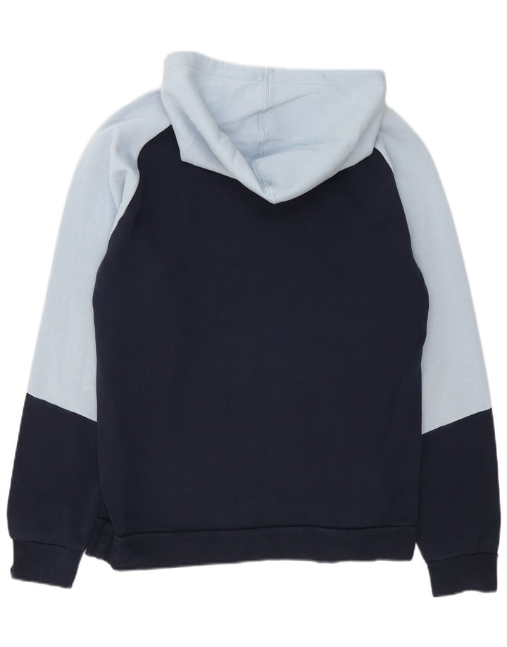 Adidas Hombre Sudadera Con Capucha Jumper Medium Azul Marino Colorblock