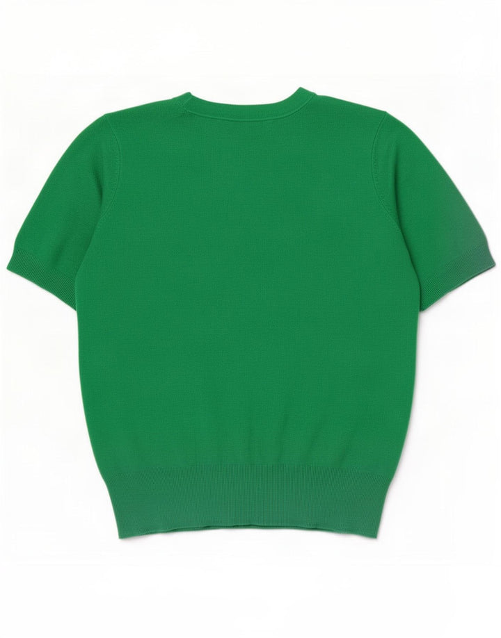 Zara Mujer Blusa Top UK 42 Verde Medio