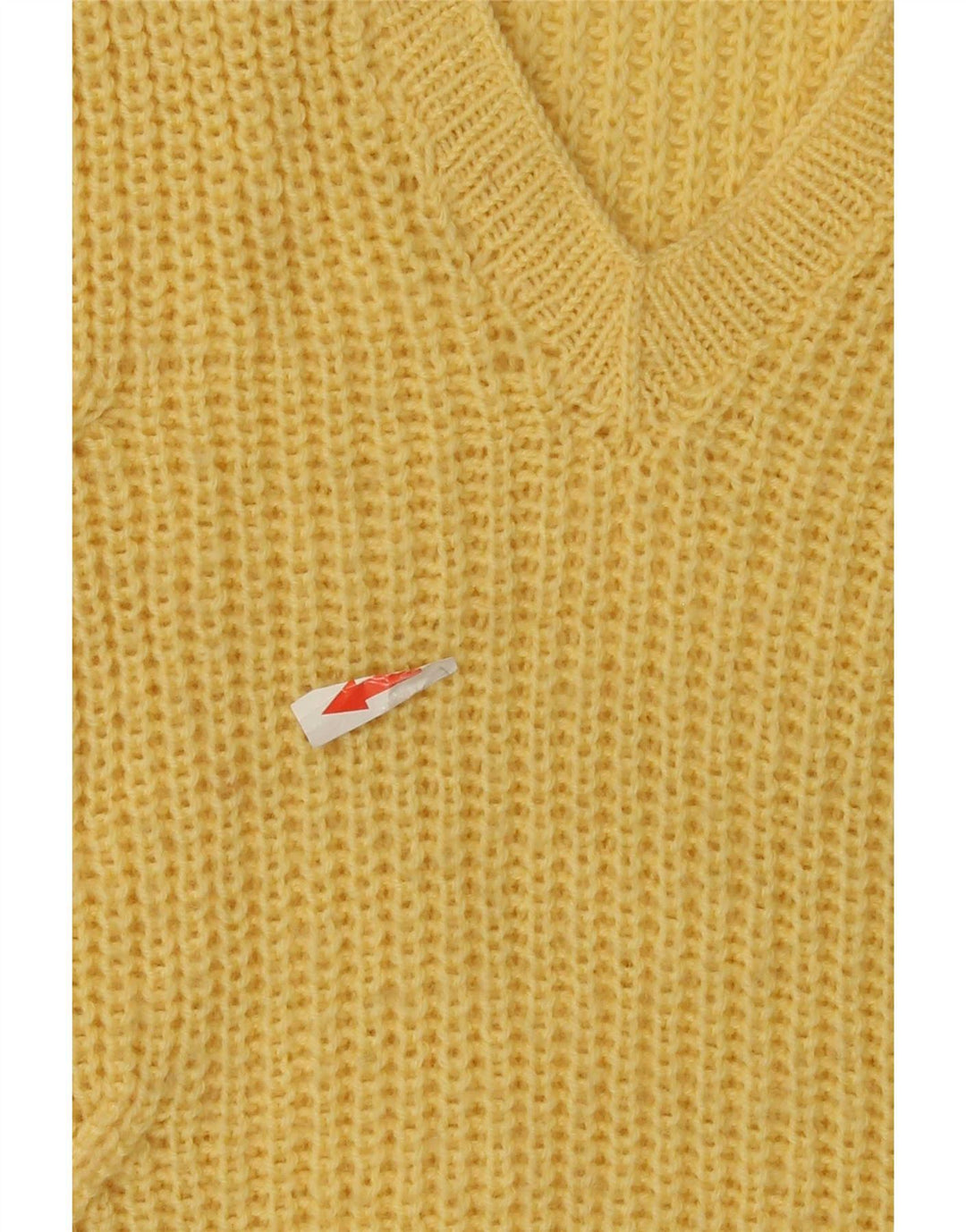 Vintage hombres chaleco tanque top grande amarillo