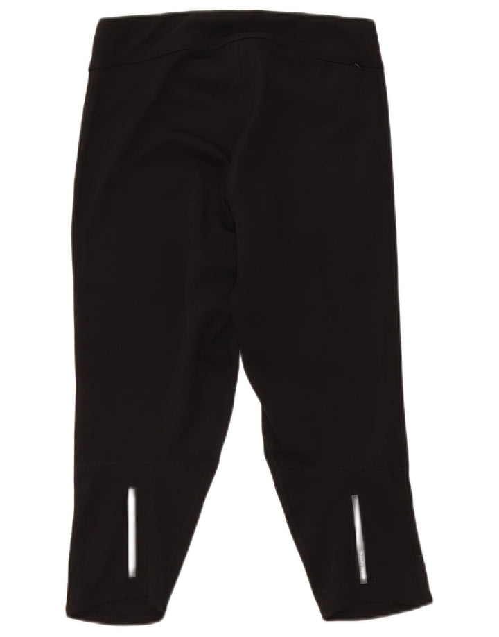 ADIDAS Leggings Capri Climalite para mujer Reino Unido 8/10 Pequeño Poliéster negro