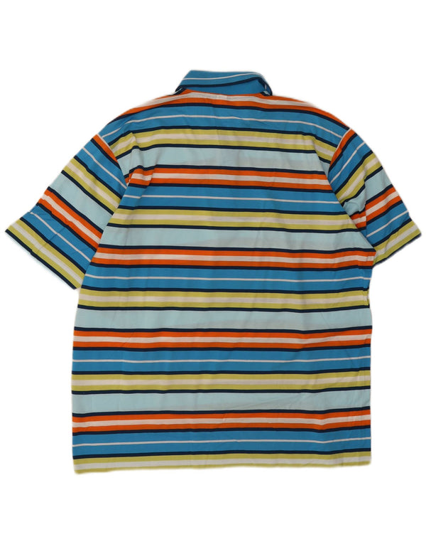 Paul & Shark Polo para hombre 2XL Algodón a rayas multicolor