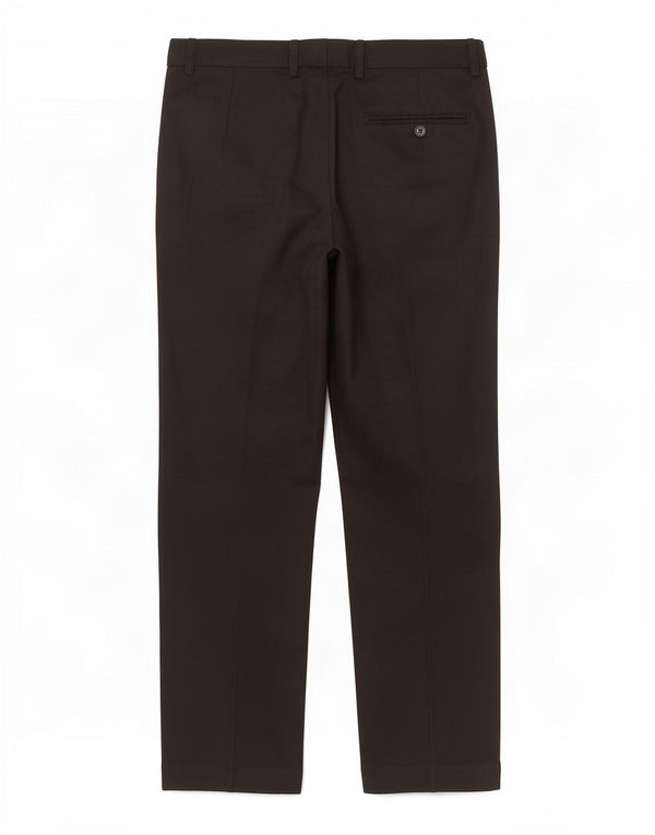 Marks & Spencer Pantalones de traje rectos de corte regular para hombre W34 L31 Lana negra