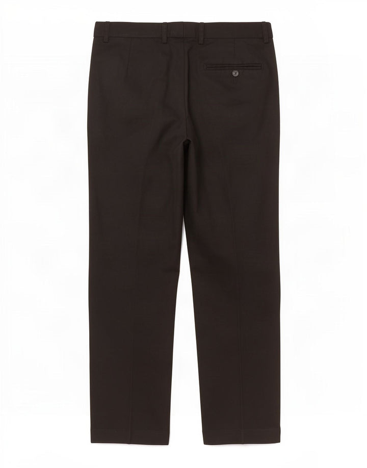Marks & Spencer Pantalones de traje rectos de corte regular para hombre W34 L31 Lana negra