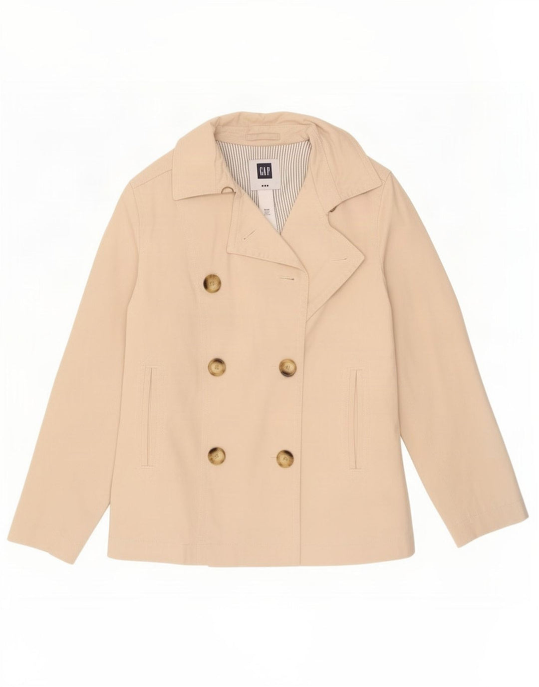 Chaquetón para mujer Gap UK 42 Algodón beige medio