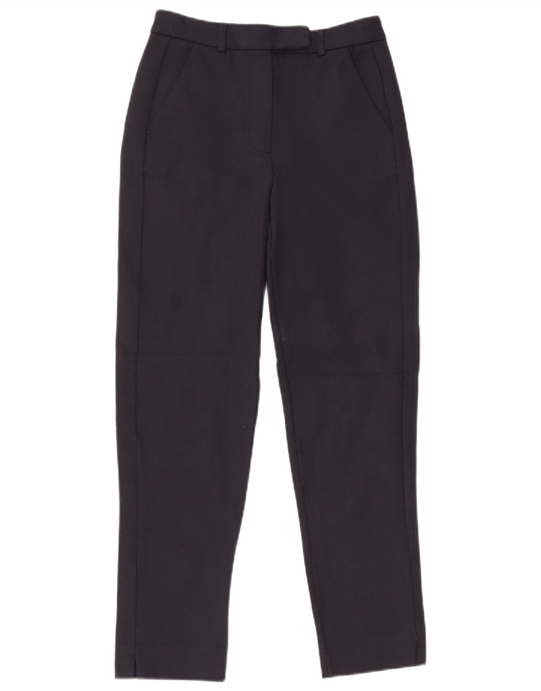 Pantalones de traje ajustados para mujer Marks & Spencer W26 L26 Azul marino