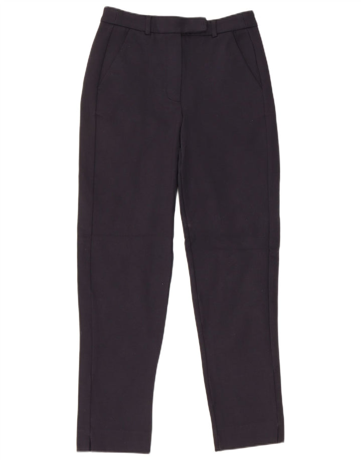 Pantalones de traje ajustados para mujer Marks & Spencer W26 L26 Azul marino