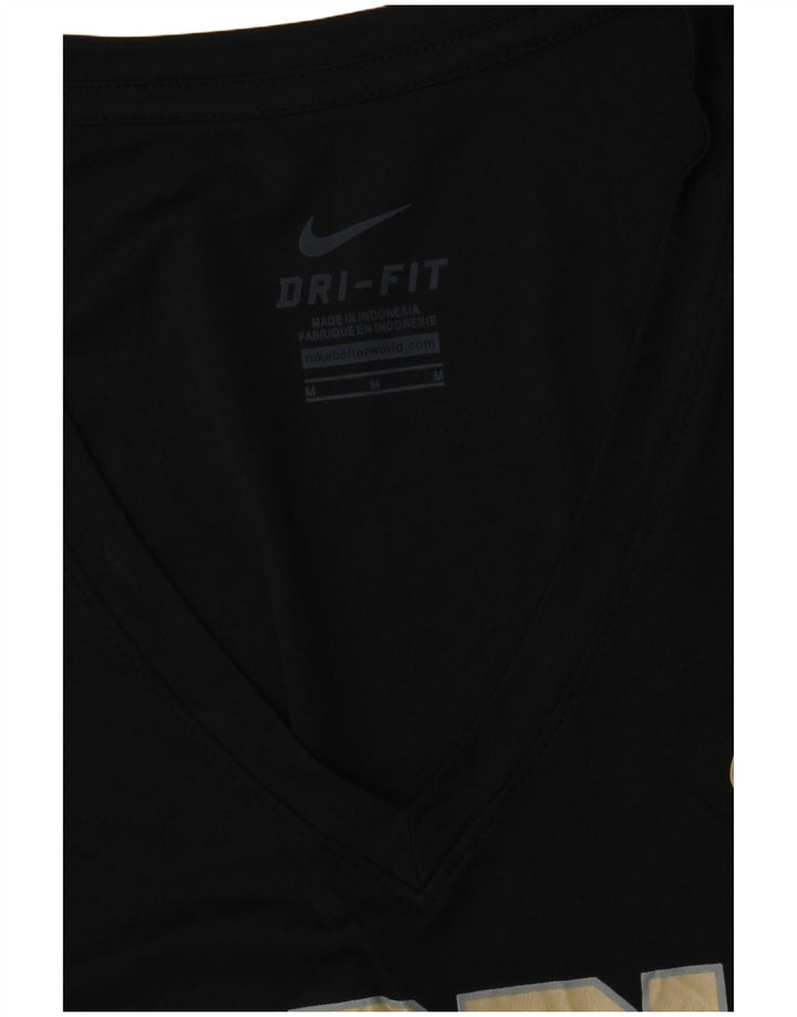 NIKE Purdue Graphic Camiseta para Mujer UK 12 Medium Black