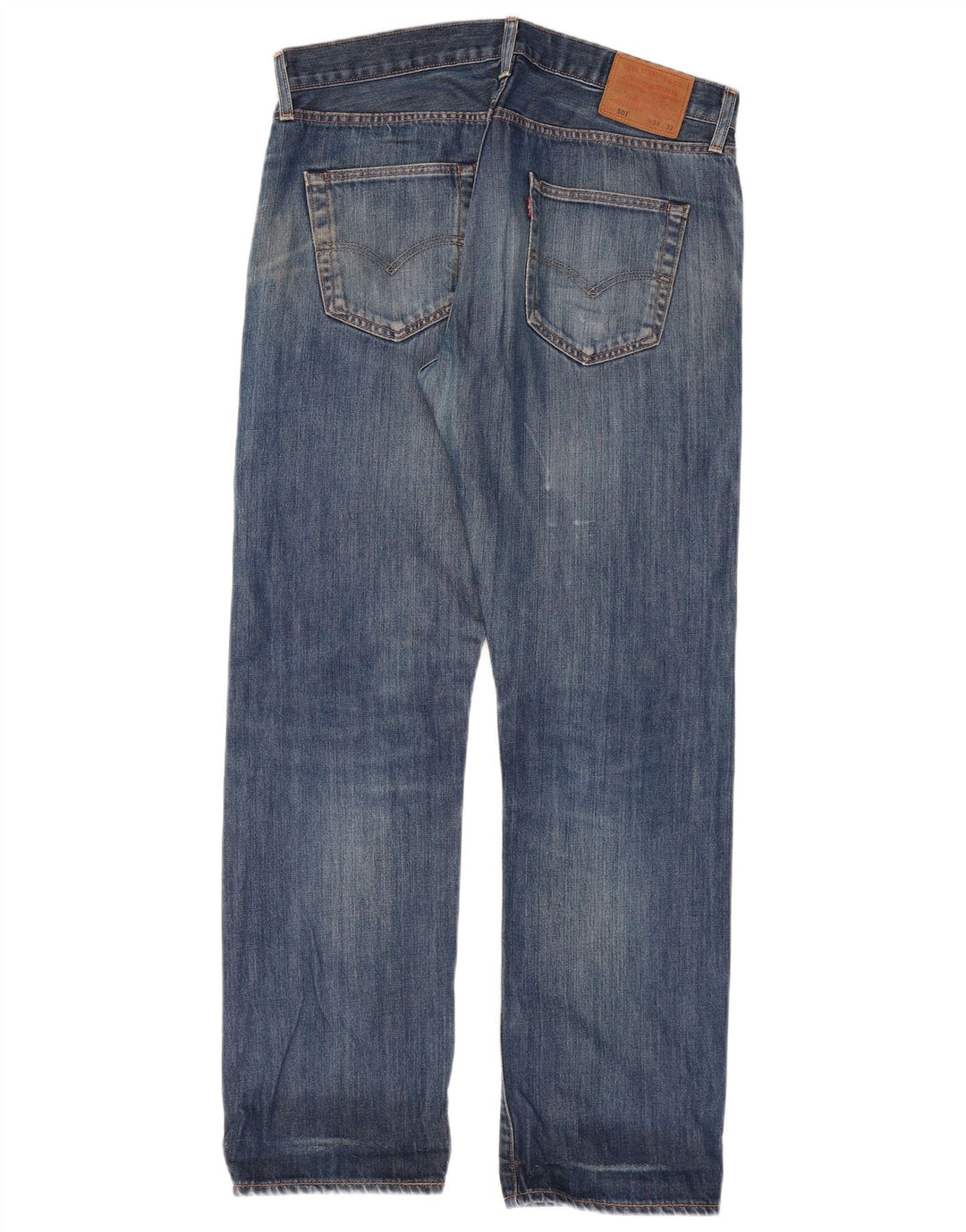 Levi's Vaqueros rectos 501 para hombre W34 L32 Algodón azul