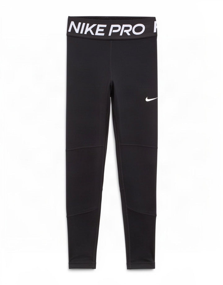 Nike Leggings Dri Fit Graphic para niñas 8-9 años Pequeño Negro Poliéster