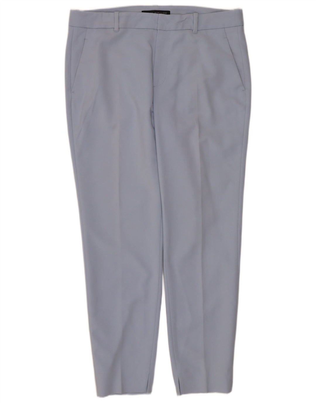 Zara Mujer Pantalón Chino Slim EU 40 Medium W30 L28 Azul