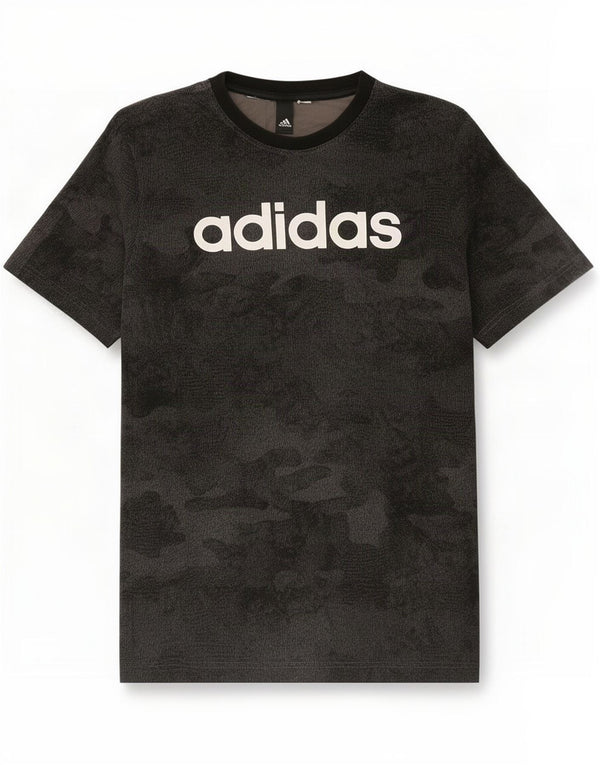 Camiseta gráfica Adidas para hombre Top camuflaje gris medio