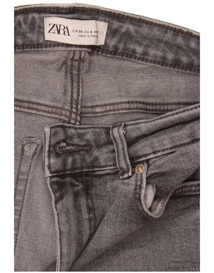 Zara Jeans Slim para Mujer EU 38 Small W28 L33 Gris