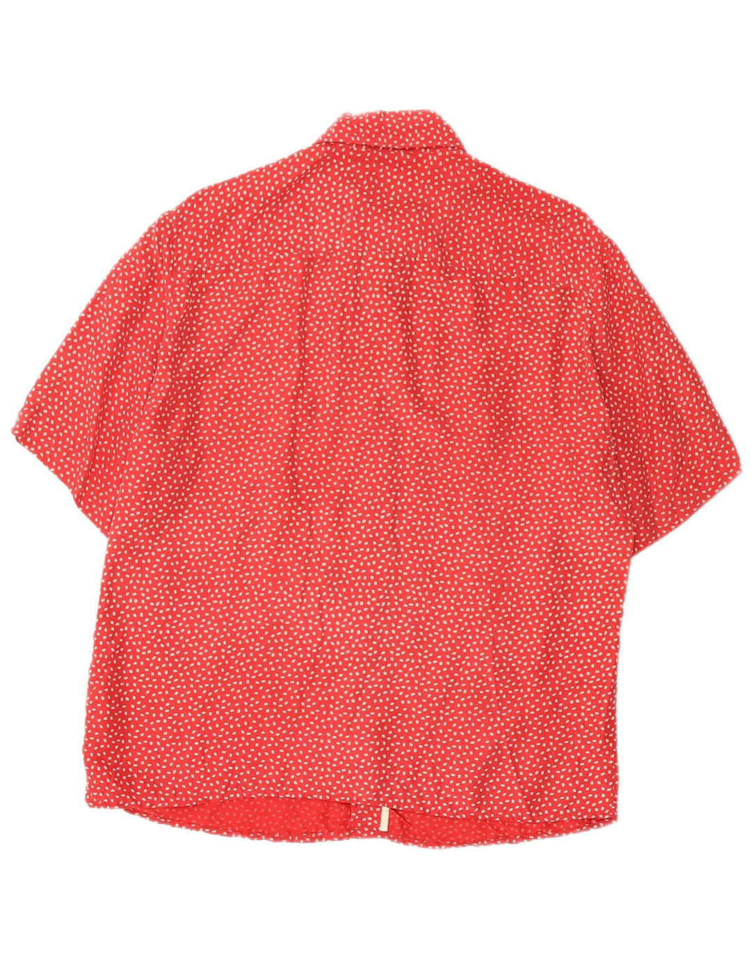 Camisa De Manga Corta Seventy Hombre Rojo Medio Moteado