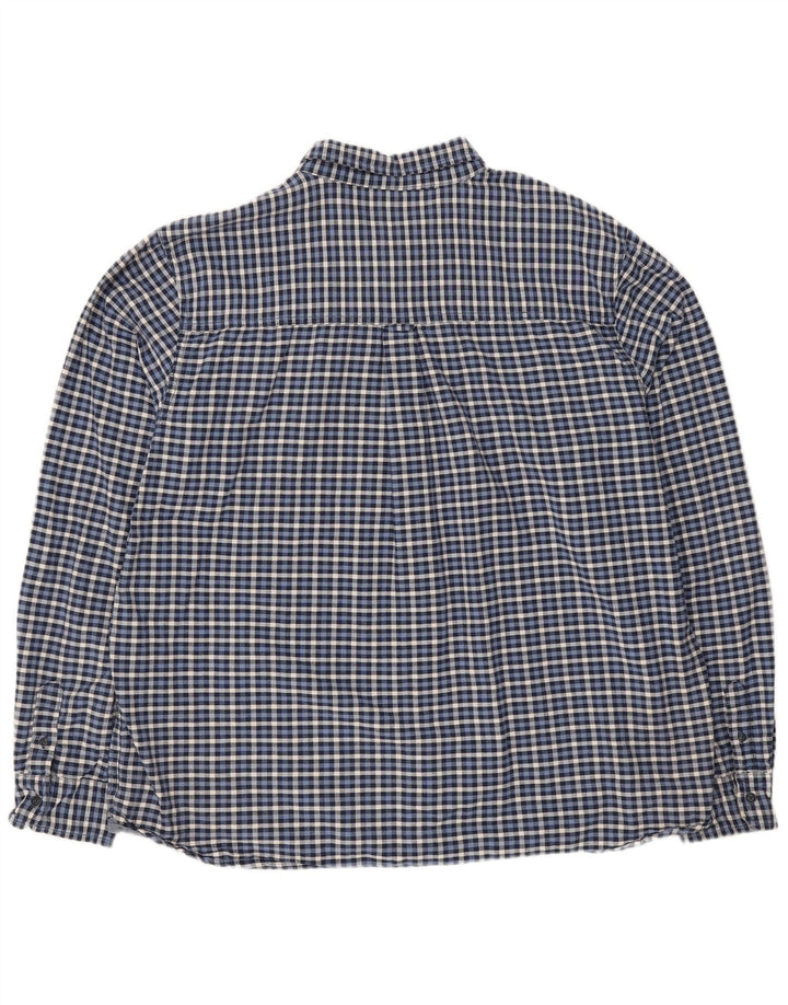Camisa de franela para hombre Mountain Warehouse 3XL Algodón a cuadros azul marino
