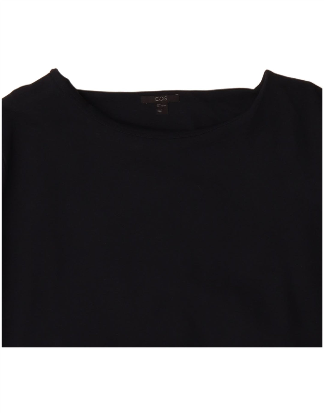 COS Vestido túnica para mujer Reino Unido 16 Grande Azul marino Viscosa