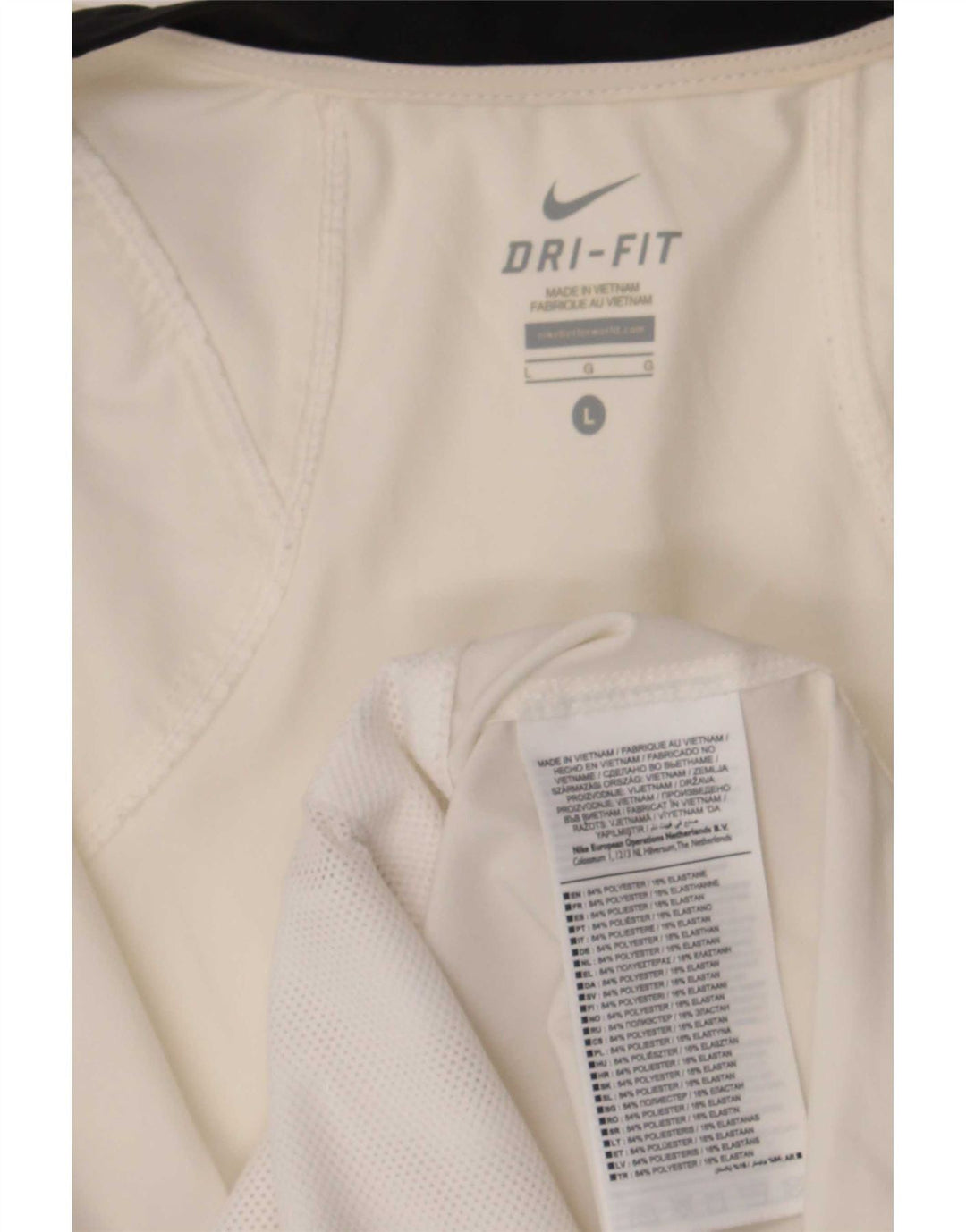 Nike Dri Fit - Chaqueta de chándal para mujer, talla grande, color blanco
