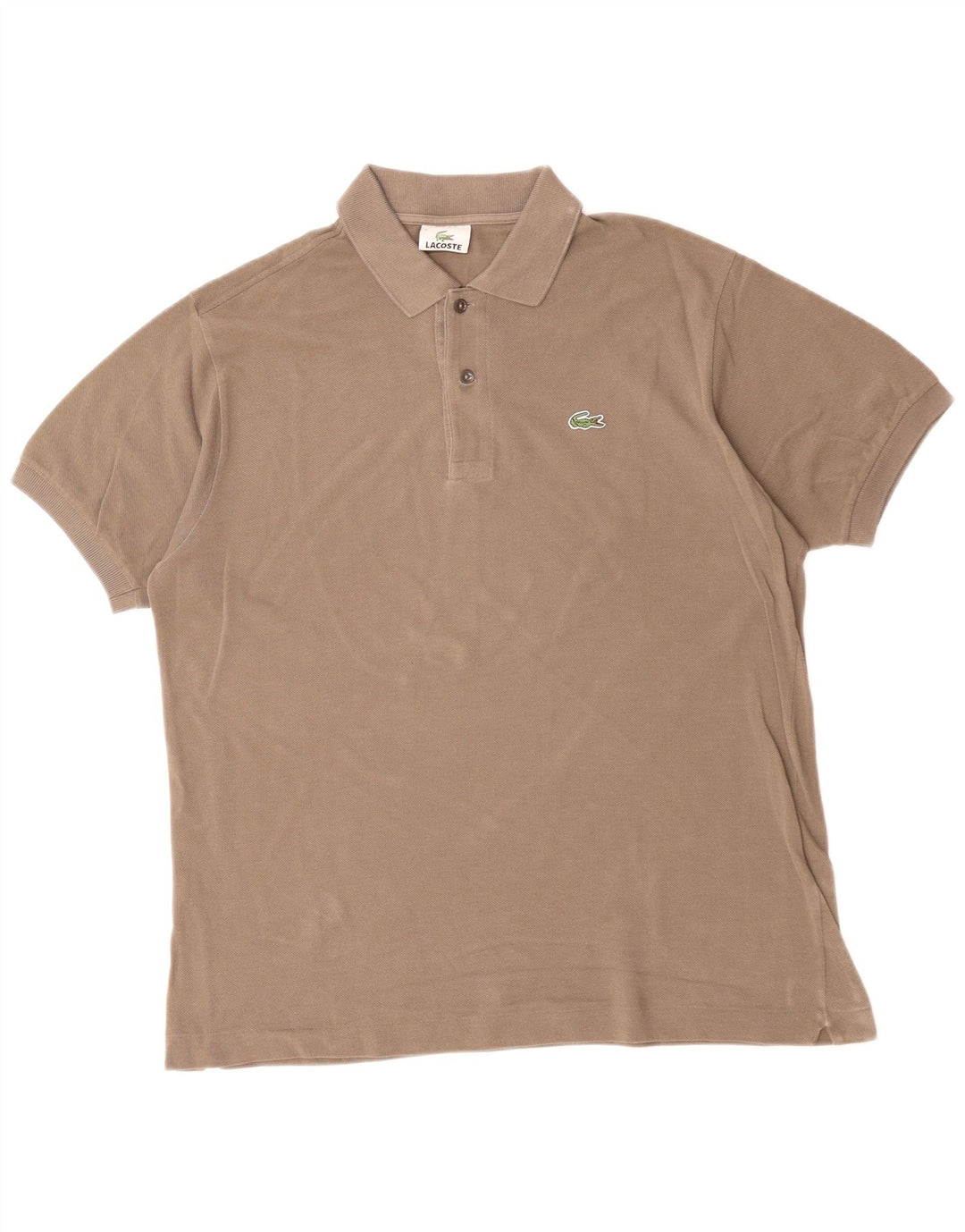 Polo Lacoste para hombre talla 5 grande algodón marrón