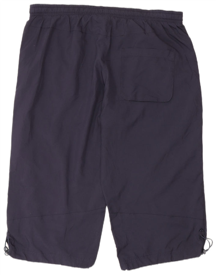 Puma Bermudas gráficas para hombre, pantalones cortos deportivos, talla grande, azul marino