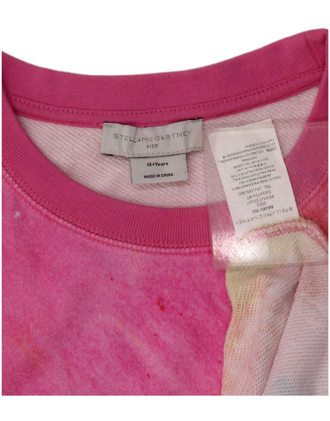 STELLA MCCARTNEY Sudadera Niña Jersey 14-15 Años Tie Dye Multicolor