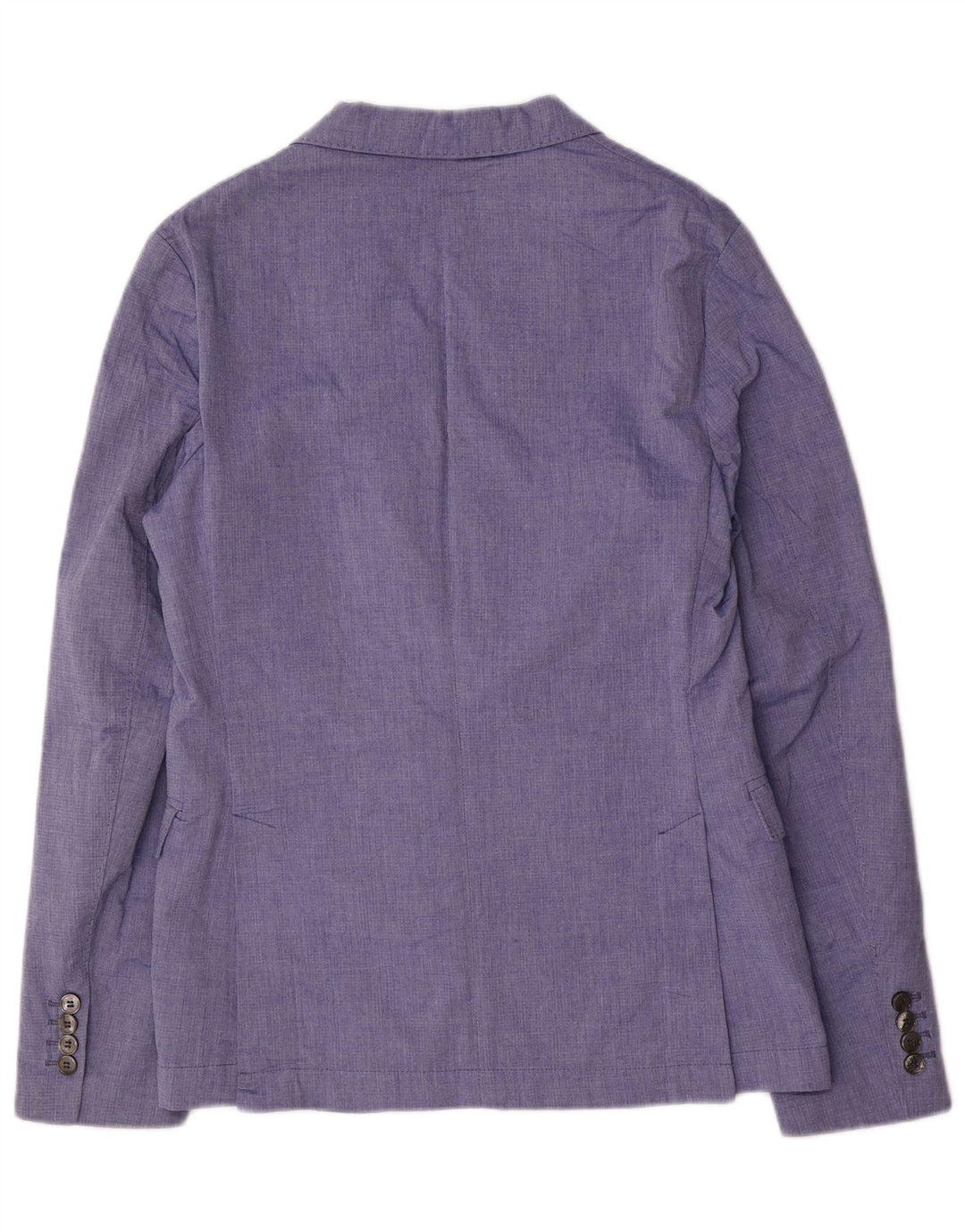 Zara Chaqueta Blazer De 2 Botones Para Hombre EU 48 Poliéster Azul Medio