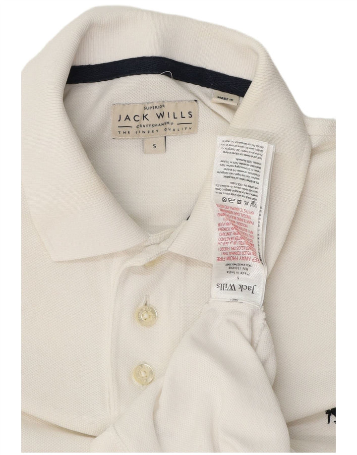Polo Jack Wills Hombre Pequeño Algodón Blanco