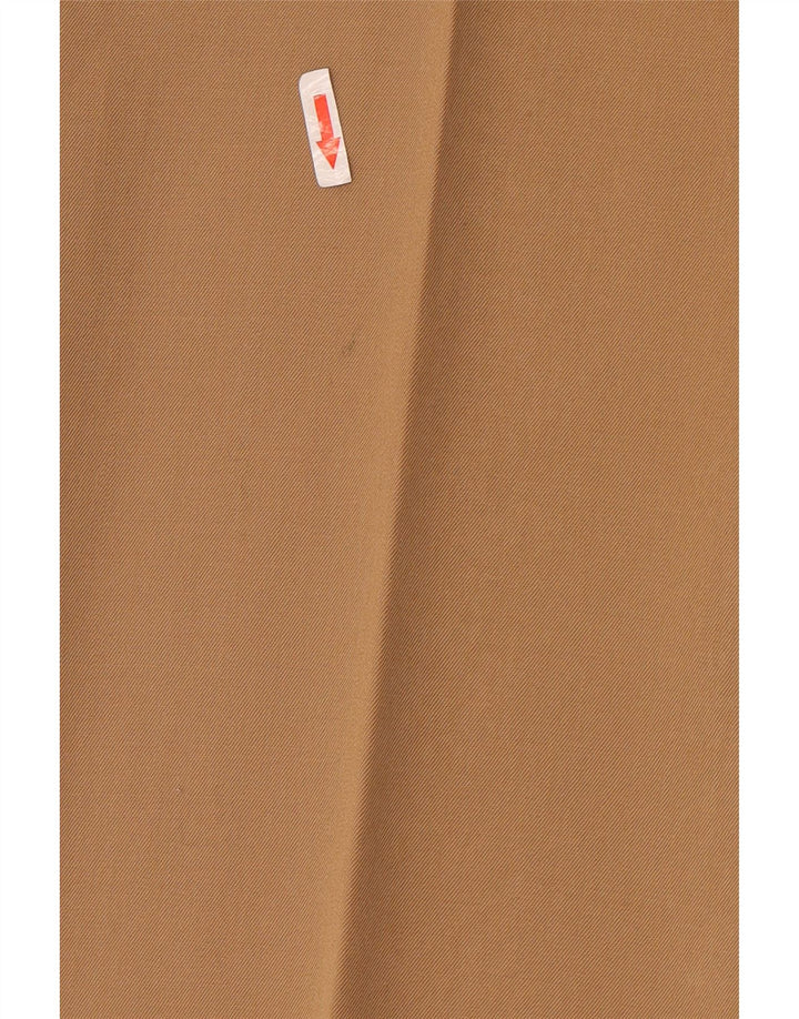 Pantalón de traje recto vintage para hombre W36 L30 Beige