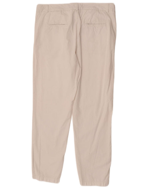 Marks & Spencer Pantalones chinos rectos para mujer UK 40 Large W34 L29 Blanco