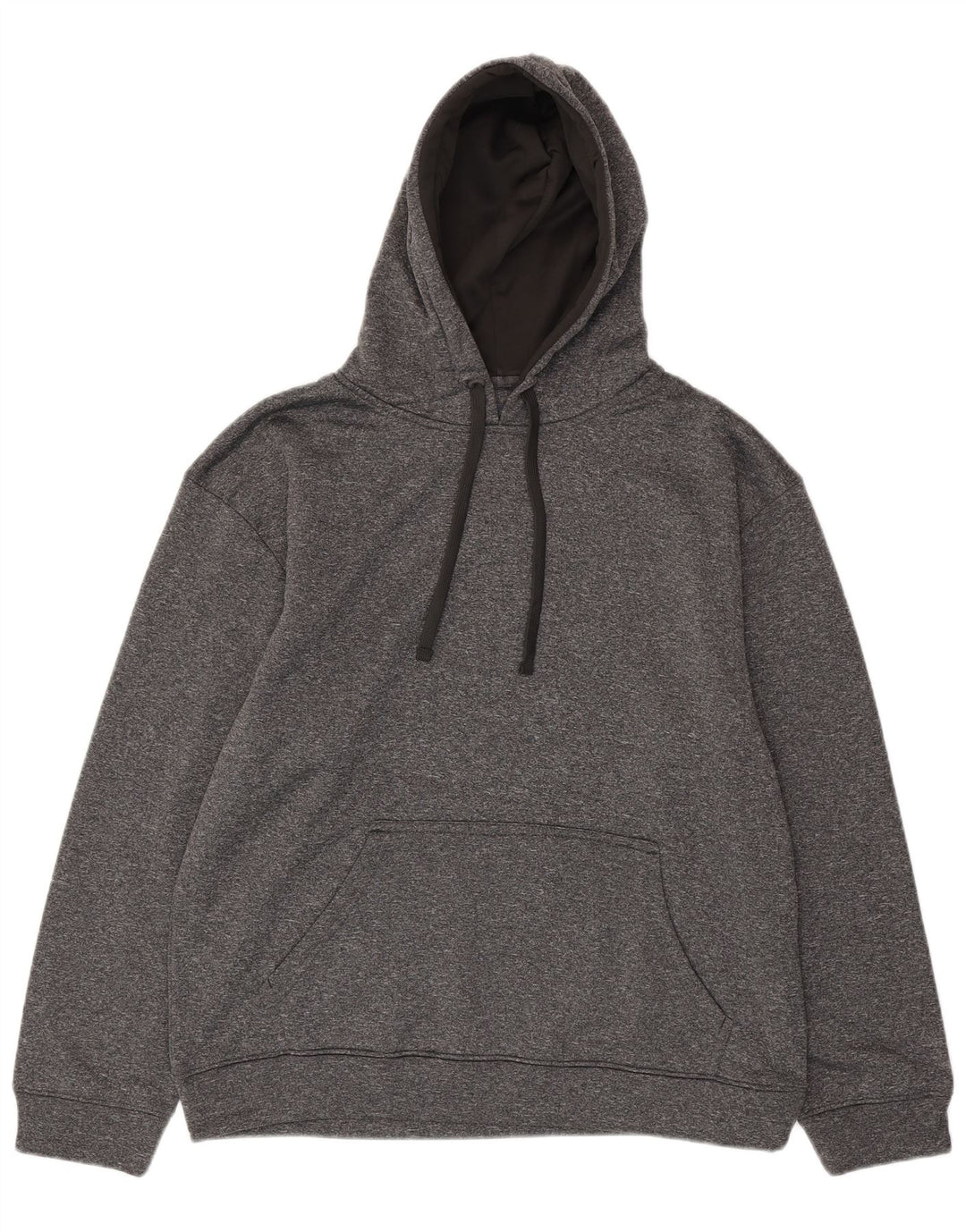 CHAMPION Sudadera con capucha para hombre Jersey grande gris moteado de poliéster