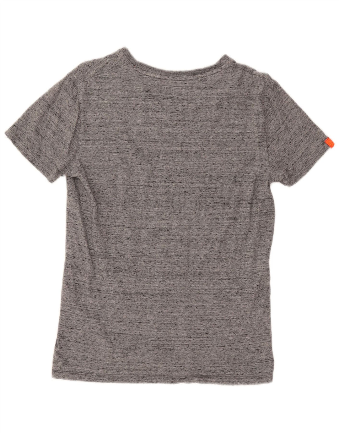 SUPERDRY Camiseta para hombre Top Small de algodón moteado gris