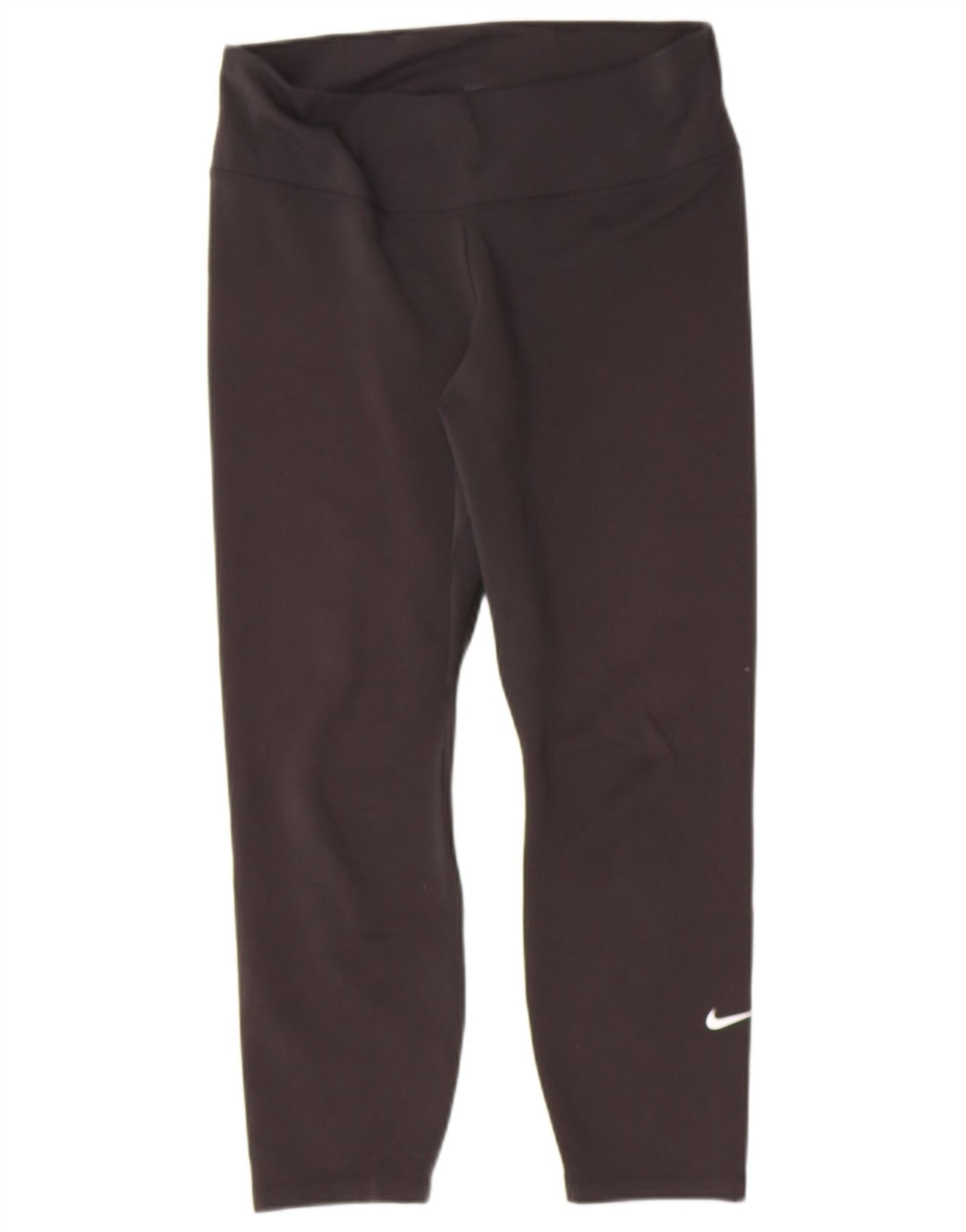 NIKE Womens Capri Leggings UK 14 Large  Black Polyester