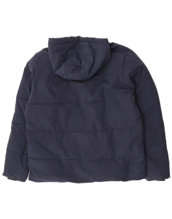 Chaqueta acolchada con capucha para hombre Mountain Warehouse UK 40 Large Azul marino