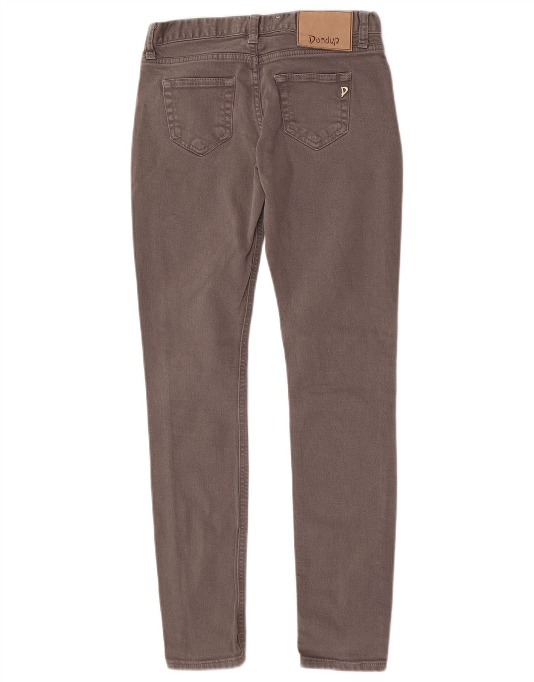 Vaqueros Pitillo Mujer Dondup W25 L29 Algodón Gris